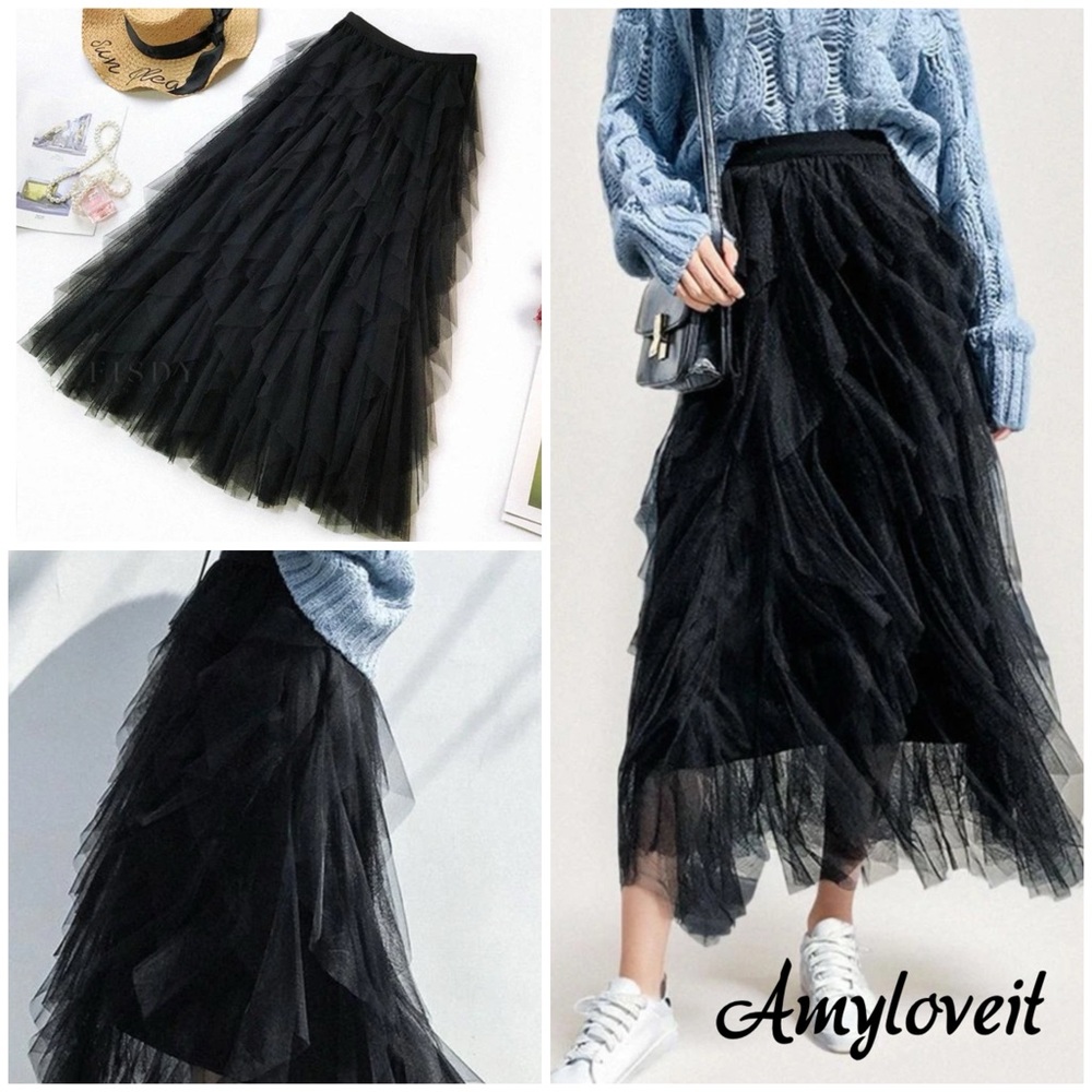 Live 4 Truth Tiered Polka Dot Tulle Skirt #42